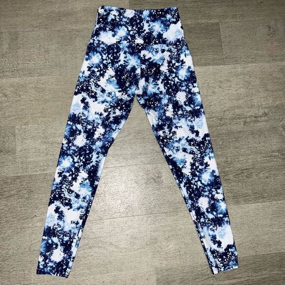 Onzie, Stardust Galaxy Print High Rise Midi Length Basic Legging Women’s X-Small - Picture 8 of 9